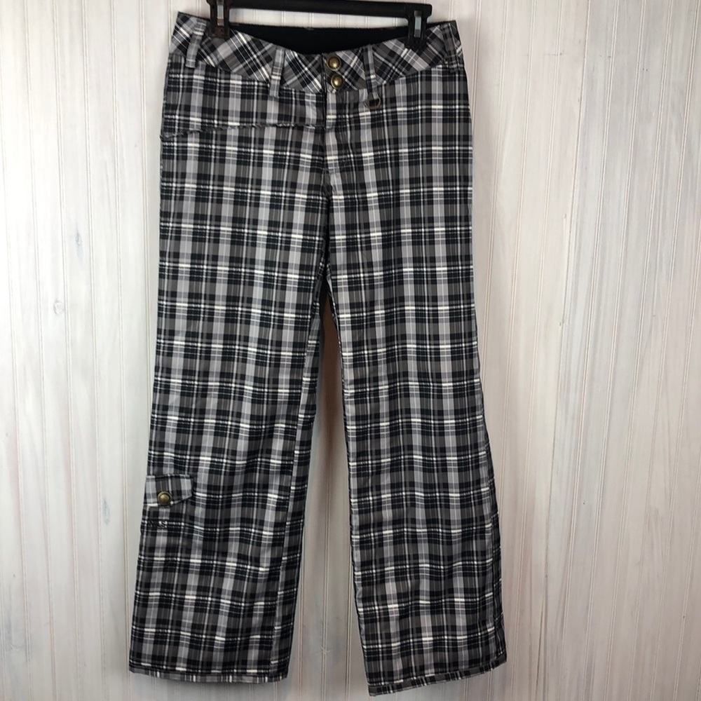 NILS PLAID SNOW BOARDING PANTS